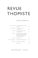 Revue Thomiste 2022, no 04